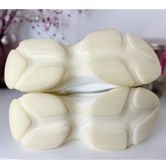 Steve Madden Myles Low Top Chunky Heel Athletic Sneakers White Size 8.5M NWB - Picture 5 of 16